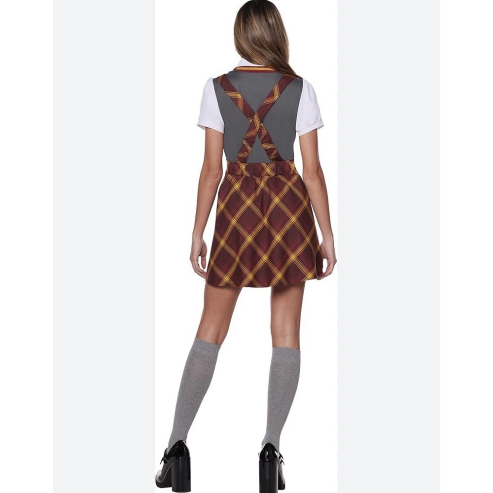 Spirit Gryffindor Costume Dress Womens Harry Potter Hogwarts School Uniform - Picture 6 of 12